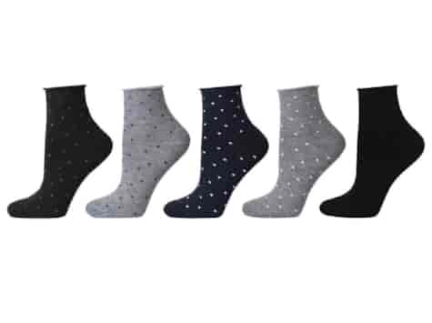 Skarpeta damska wzorowana bezuciskowa 35-38