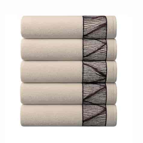 Ręcznik Livia 140x70 Krem + Cappuccino 400gsm