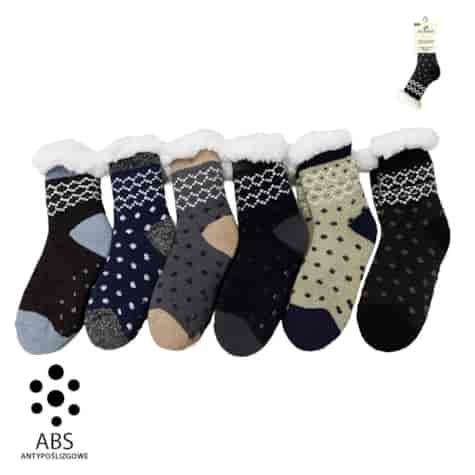 SKARPETY GÓRALSKIE DZIECIĘCE Z ABS   25-29 30-35