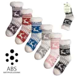 SKARPETY GÓRALSKIE DAMSKIE Z ABS  35-38 39-42