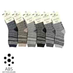 SKARPETY GÓRALSKIE MĘSKIE Z ABS  39-42/ 43-46