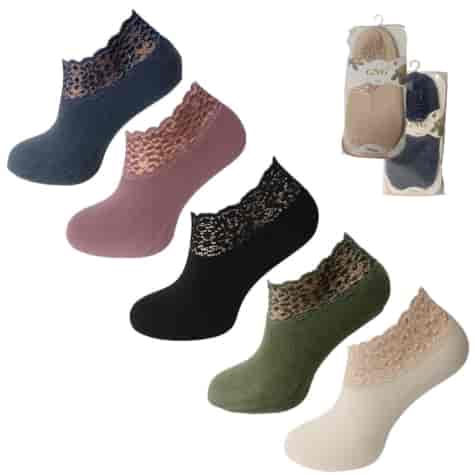 Stopki krótkie damskie pluszowe model 5035