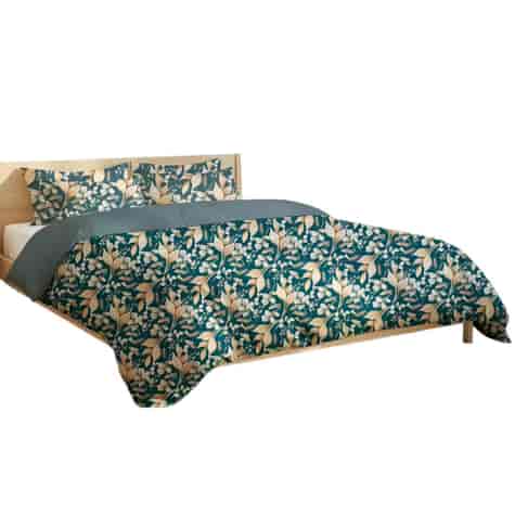 POŚCIEL BAWEŁNA VIVIENNE 140x200 70x80cm LIŚCIE