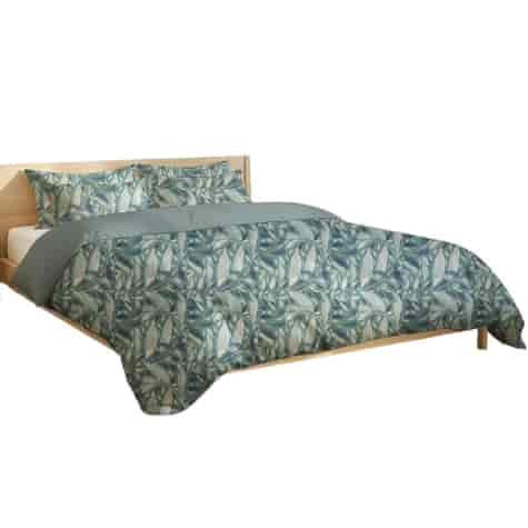 POŚCIEL BAWEŁNA VIVIENNE 140x200 70x80cm LIŚCIE