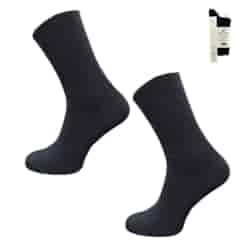 SKARPETY BEZUCISKOWE BAWEŁNIANE RELAX CZARNE 43-46