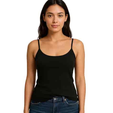 PODKOSZULKA DAMSKA NA RAMIĄCZKU CZARNA L