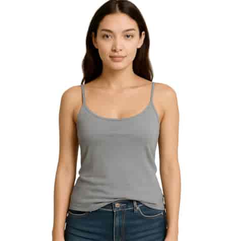 PODKOSZULKA DAMSKA NA RAMIĄCZKU SZARA M