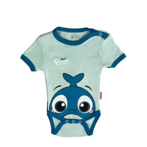 Body niemowlęce z krótkim rękawem Waves FINEK 68
