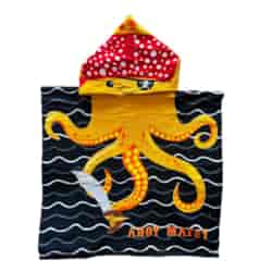 RĘCZNIK KĄPIELOWY PLAŻOWY PONCHO OŚMIORNICZKA