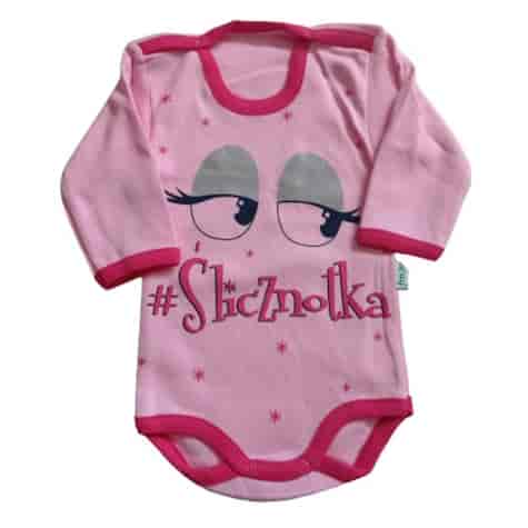 Gładkie body z długim rękawem