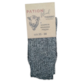 Skarpeta damska wełniana prążkowana