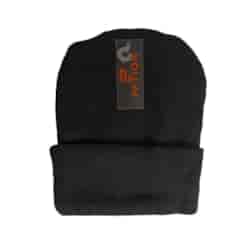 Czapka męska prosta czarna