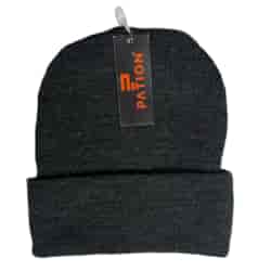 Czapka męska prosta grafit