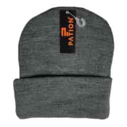 Czapka męska prosta szara