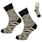 Skarpeta cosy czarna wzorowana zeberka 35-38