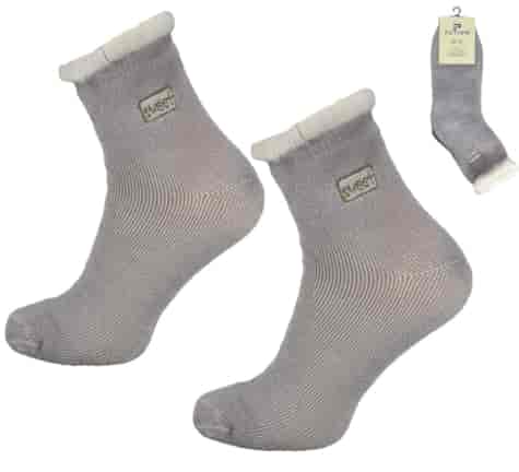 Skarpeta cosy frotka haft niebieskie 39-42