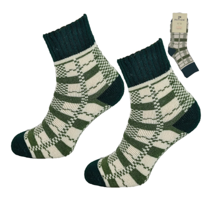 Skarpeta cosy zielone krateczka 39-42
