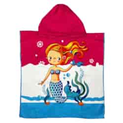 RĘCZNIK KĄPIELOWY PLAŻOWY PONCHO SYRENKA