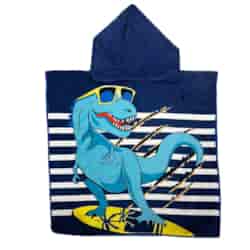 RĘCZNIK KĄPIELOWY PLAŻOWY PONCHO DINOSAUR 2