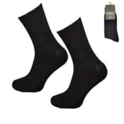 Skarpety męskie wełniane czarne