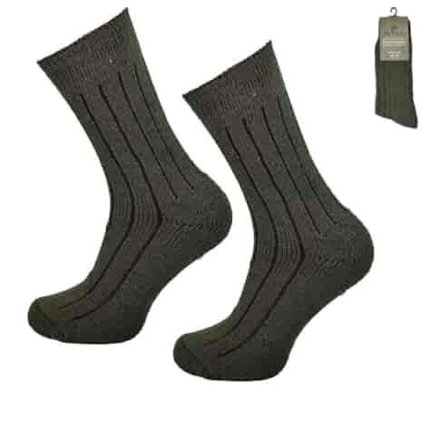 Skarpety męskie wełniane KHAKI