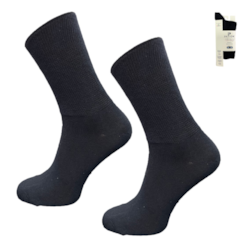 Skarpety bezuciskowe bawełniane czarne