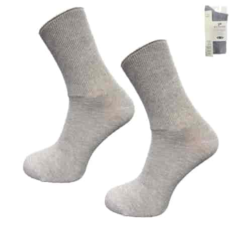 Skarpety bezuciskowe bawełniane szare unisex