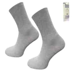 Skarpety bezuciskowe bambusowe szare