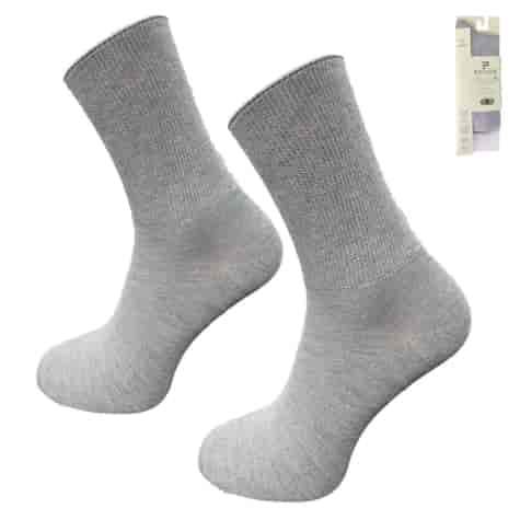 Skarpety bezuciskowe bambusowe szare