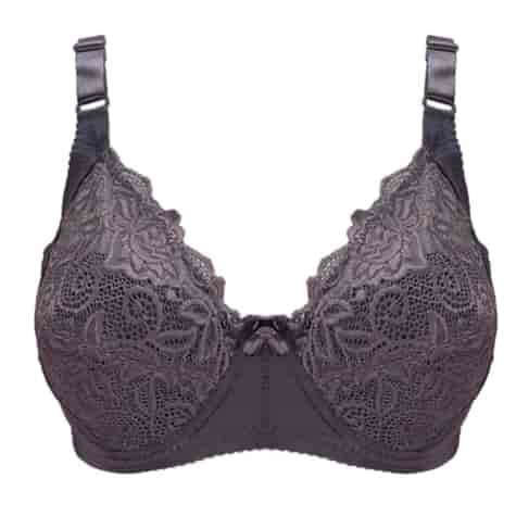 Biustonosz Yalisi koronka Grafit mis DD 8125