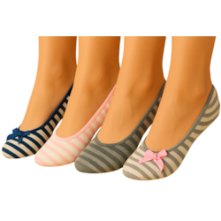 KAPCIE DAMSKIE W PASKI Z KOKARDKĄ