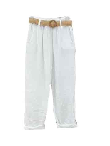 SPODNIE MUŚLIN MALTA BIAŁY