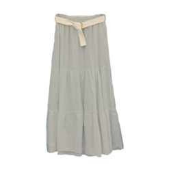 SPÓDNICA MUŚLIN CAPRI BEŻ