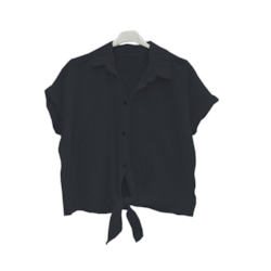 BLUZKA MUŚLIN ELISABET CZARNA