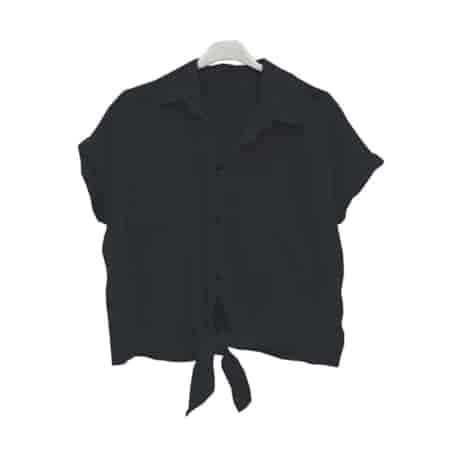 BLUZKA MUŚLIN ELISABET CZARNA