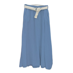 SPÓDNICA MUŚLIN FIESTA BŁĘKIT