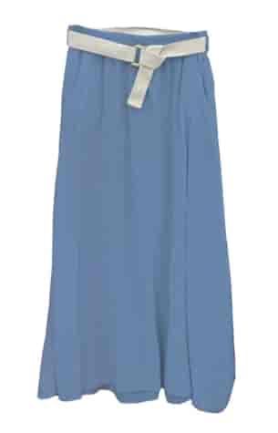 SPÓDNICA MUŚLIN FIESTA BŁĘKIT