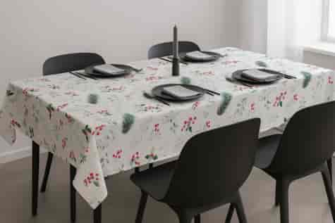 OBRUS DEKORACYJNY SNOWELLE OSTROKRZEW 130x180cm