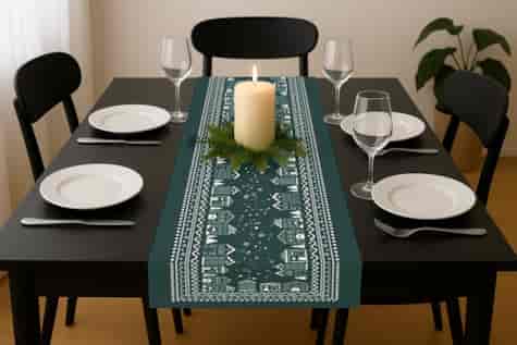 BIEŻNIK DEKORACYJNY SNOWELLE CICHA NOC  40X180CM