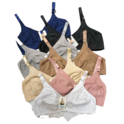 Biustonosz damski miseczka D kropki