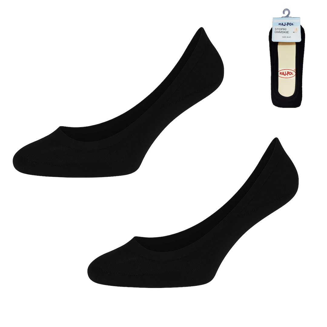 Baleriny damskie czarne Raj-Pol
