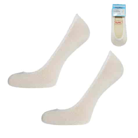 Baleriny damskie siatka biała Raj-Pol PREMIUM