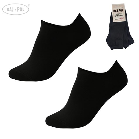 Stopki damskie czarne  Raj-Pol 3-PAK