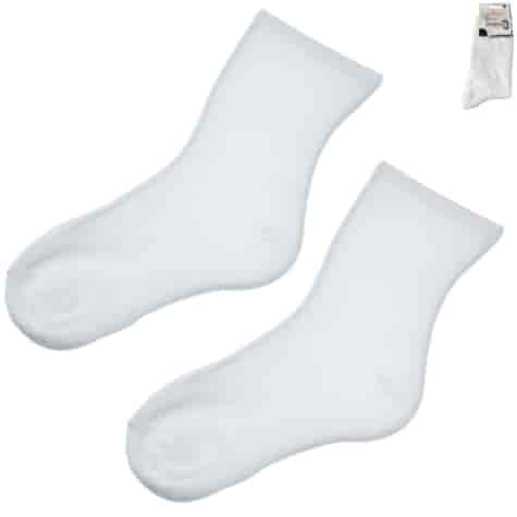 Skarpety damskie gładkie białe