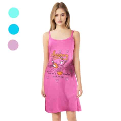 Koszula nocna wąskie ramiączko