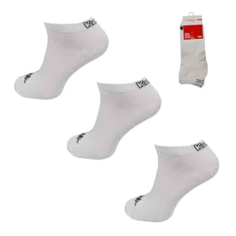 STOPKI MĘSKIE KAPPA 3 PAK BIAŁE 43/46