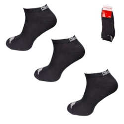 STOPKI MĘSKIE KAPPA 3 PAK CZARNE 43/46