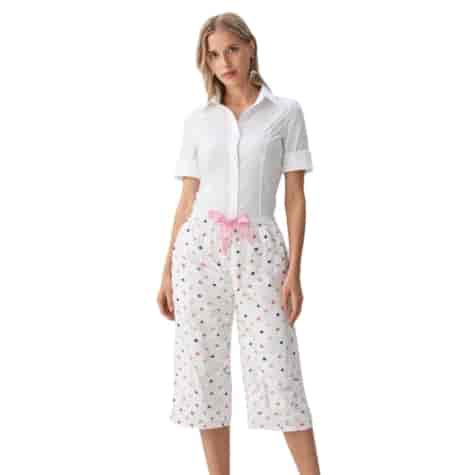 Spodnie damskie do spania 3/4