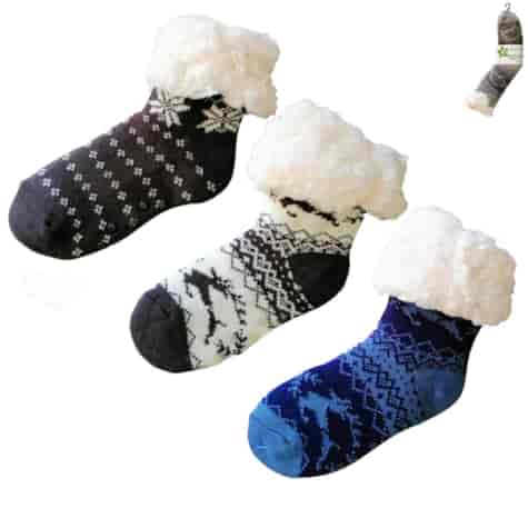 Skarpety góralskie zimowe chłopięce Bixtra